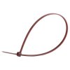 UniStrand CT8-Brown 300mm Nylon Cable Ties Coloured Standard(4.8mm) Pack of 100