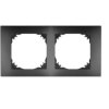 Vestra Ramka podwójna IP20 czarny 3872-09
