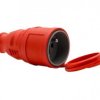 Gniazdo gumowe NOVA 230V 16A IP44 czerwone