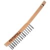 Faithfull FAI5804F Lightweight Scratch Brush, Four Row