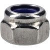 R-TECH 337539 Nylon Insert A2 Stainless Steel Lock Nuts M4 - Pack of 100