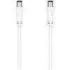 Hama 205044 SAT Cable Coax plug/socket White 0.75 m
