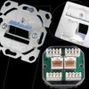 J00020A0388 Junction box AMJ45, Cat.5e, no central plate