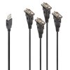 LINDY Kabel USB Złącze męskie USB-A, VGA 9pin. Wtyczka 0.94 m czarny 42675