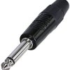Rean AV RP2C-BAG Złącze męskie jack 6,35 mm złącze męskie Ilość styków: 2 1 szt.