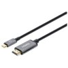 Manhattan 153607 USB-C to HDMI Cable, 4K@60Hz, 2m, Black, Male to Male, Three Y