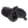 Cigarette Lighter Socket with Cover & LED 20A 12V A13-142E-BB3