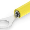 Insulated ring cable lug, 0.1-0.41 mm², AWG 26 to 22, 4.34 mm, M4, yellow, 2-323916-1