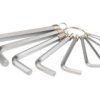 Klucze Hex Zestaw 10-Częściowy 1,5-10Mm Cr-V