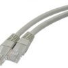 Patchcord Utp Kat.6 Kabel Sieciowy Lan 2X Rj45 Linka Szary 0,25M
