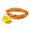 Termopara z odsłoniętym złączem K średnica 1/0.711mm długość 2m 0°C do +700°C Standard Plug RS PRO
