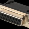 114-15-2-10-10-60 D-SUB socket, 15-pin, for IDC ribbon cable