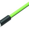 Sensor actuator cable, M8-cable socket, straight to open end, 4 pole, 5 m, PUR, green, 4 A, 77 5430 0000 50704-0500