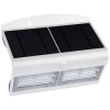 V-TAC 8278 VT-767-7-W Solar Wall Light LED 7W Black In-Built Sensor