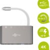 62113 USB-C All-in-1 Multiport Adapter, aluminium, silver