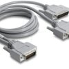 67610 D-SUB adapter, 60-pin LFH plug > 2x 25-pin plug, 1 m