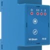 SINUM PS-02 Przekaźnik na szynę DIN kolor niebieski