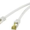 kabel LAN Renkforce RF-4149870, 1 szt., RJ45, CAT 6a (CAT 7), S/FTP, 5.00 m, szary