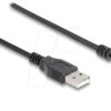 64184 Cable USB 2.0 Type-A male to 4 x open wires 1 m black