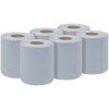 Sealey BLU60 2-Ply Embossed Blue Paper Roll 60m - Pack of 6