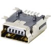 Connfly DS1104-B60SRS Mini USB B Mounted Socket Horizontal 1 piece