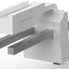 Pin header, 2 pole, pitch 3.96 mm, angled, natural, 3-644613-2