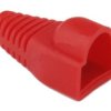 Gumowa osłona wtyku RJ-45, czerwona