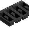 Socket header, 4 pole, pitch 2.54 mm, angled, BL15SMD0434BTR
