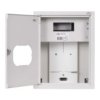 Szafka licznikowa natynkowa 1-licznikowa 1-fazowy 6 modułów IP31 z szybą i zamkiem RAL 9003 NRL 1F 6 ZSZ 4-260