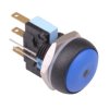 IRR7Z2B2L0B APEM Blue LED Round 16mm Momentary NO/NC Push Button Switch SPDT 5A IP67