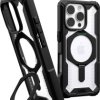 Urban Armor Gear Plasma XTE MagSafe Kickstand Case Futerał backcase Apple iPhone 16 Pro czarny, przeźroczysty Kompatybil
