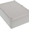 ABS enclosure, (L x W x H) 176.45 x 125.95 x 55.65 mm, light gray, IP65, 4U63181306017