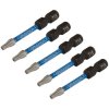 Draper Expert 05651 TX-STAR® Impact S/Driver Bits T15x50mm 1/4" Hex 5Pc