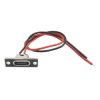 Gniazdo USB-C przykręcane do obudowy z przewodem długości 15 cm
