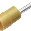 Złącze pinowe Cimco 180226 4 mm² 6 mm² z częściową izolacją żółty 1 szt.