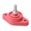 Red Positive M8 Stud Large Base Power Distribution Post 150A