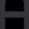 WAD7200BM 2-way frame, C.1, night black, matt