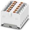 Distribution block, push-in connection, 0.14-2.5 mm², 12 pole, 17.5 A, 6 kV, white, 3002891
