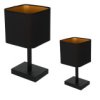 Lampka Stołowa Napoli Black/Gold 1Xe27 Ml6369 Milagro