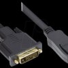 DP-DVI5 DisplayPort > DVI-D 24+1, black, 5m