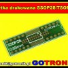 Płytka drukowana SSOP28 raster 0,65mm