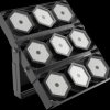 156749 LED floodlight, 900 W, 126,000 lm, 5700 K, black, IP67