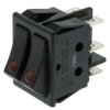 Przełącznik kołyskowy Wł.-wył. Nie 16 A DPST Czarny ZF