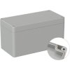ABS enclosure, (L x W x H) 160 x 80 x 85 mm, light gray (RAL 7035), IP66, BYB-3-90H0141