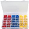 500pcs 6.3mm Spade & Ring Insulated Connector Box Set