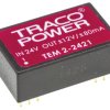 Przetwornica DC-DC, 2W, Uwe 21,6 → 26,4 V DC, Uwy ±12V dc, Iwy ±80mA, TRACOPOWER