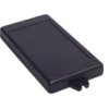 Z-34U Obudowa z tworzywa Z34U wymiary: 129x68x24mm - uszy na krótszej krawędzi - czarna - polistyren