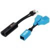 Zestaw adapterów AD-UTP-2W/2G-V2 2x RJ45 / 1x RJ45