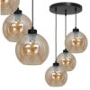 Lampa Wisząca Sofia Amber 3Xe27 Mlp6584 Milagro