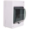 Rozdzielnica Modułowa 1X4 Natynkowa Ip30 Mini S-4 Z Pokrywą Dymną (N+Pe) 2304-11